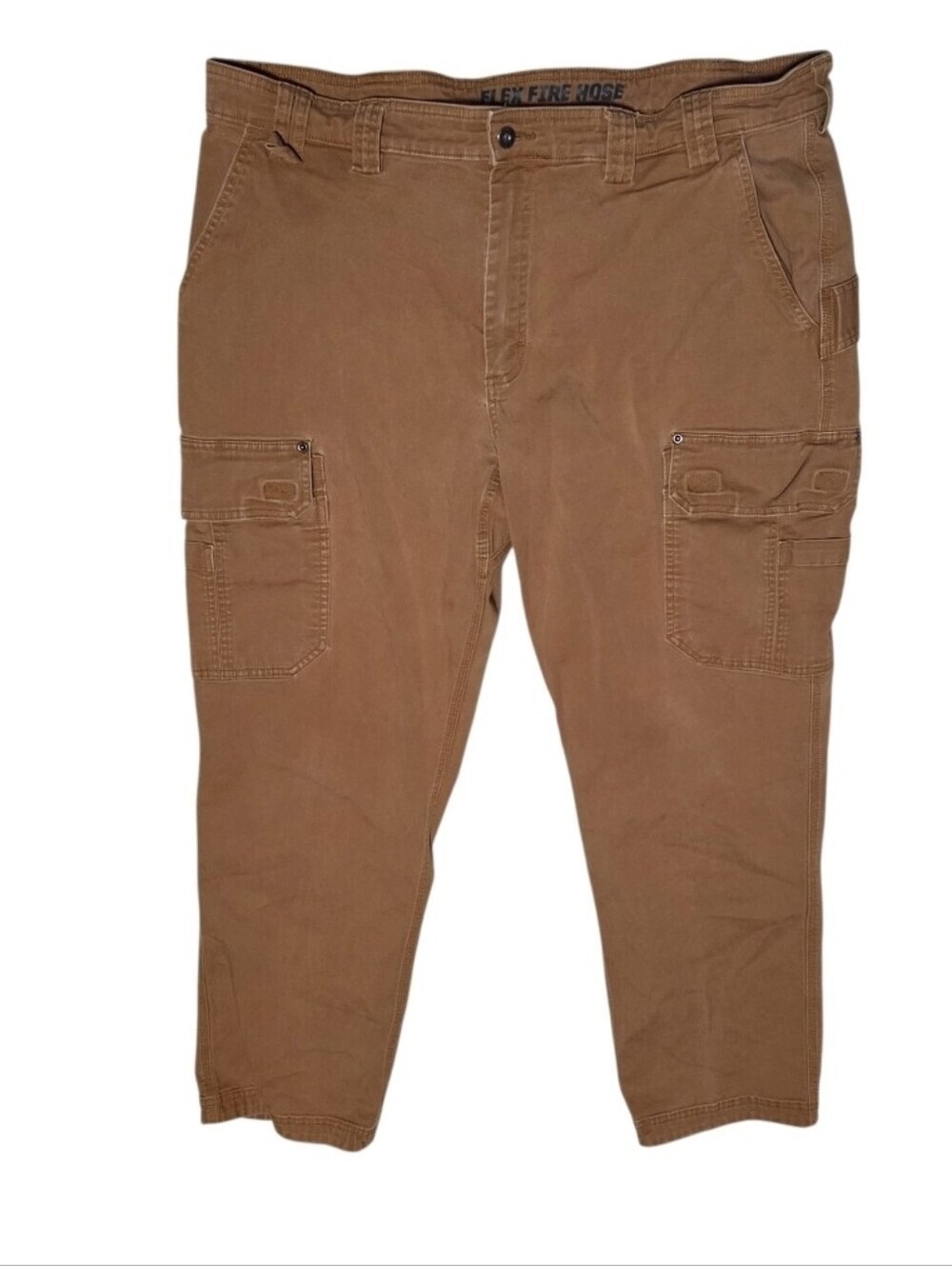 Duluth Trading Mens Fire Hose Brown Cargo Work Pants Size 42x34 - Picture 1 of 5